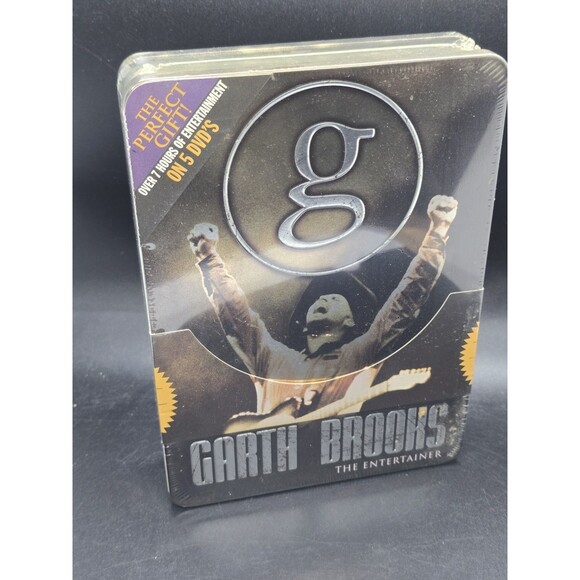 Garth Brooks - The Entertainer (5 DVD Set) New Sealed Metal Box Gift Set - Picture 1 of 9
